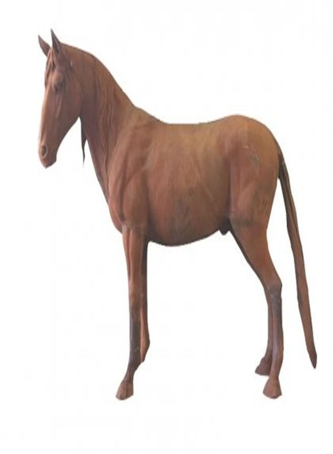 Generic Cast Iron Life Size Horse Statue Display 