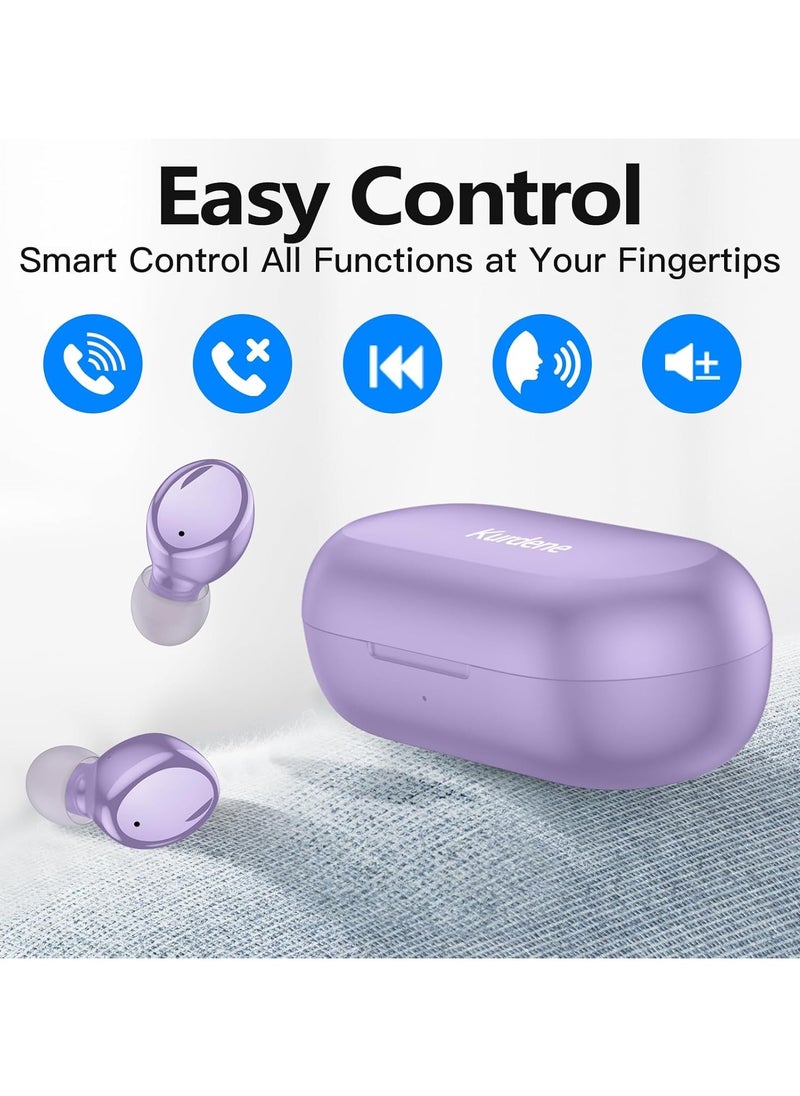 lekikpo Lekikpo Bluetooth 5.3 Wireless Earbuds, S8 Deep Bass Hi-fi Stereo Headset with Microphone in-Ear Call Noise Canceling Bluetooth Headphones, Immersive Premium Sound Ear Buds for iPhone, Android  - Image 4