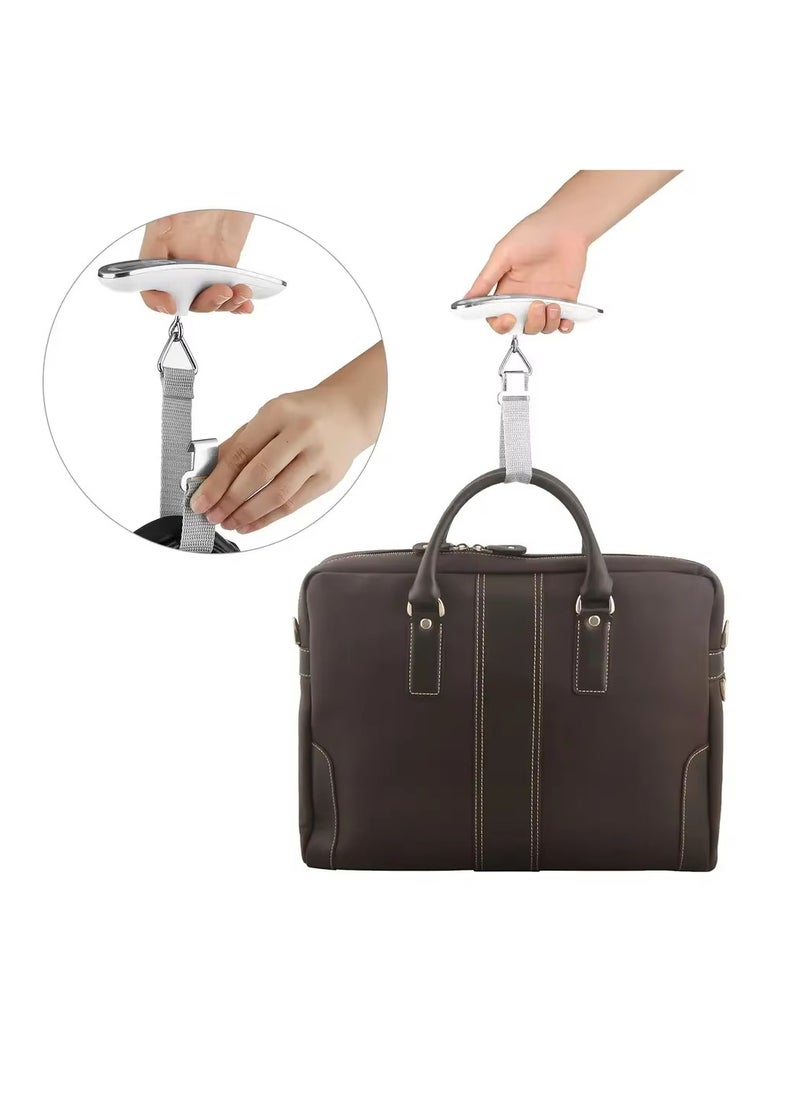 Generic - Digital Hanging Luggage Scale Portable Handheld Baggage Scale For Travel Suitcase Scale For Traveling With Lcd Display 50Kg/110Lb with a Passport cover included - Image 1
