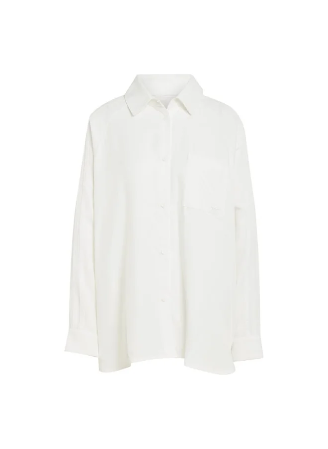 Adidas adidas P ESS SHIRT LS White Originals Women OTHER SHIRTS