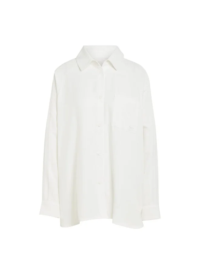 Adidas adidas P ESS SHIRT LS White Originals Women OTHER SHIRTS