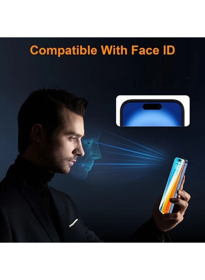 Privacy Tempered Glass Screen Protector And Anti Shock Case For iPhone 14 - Image 5