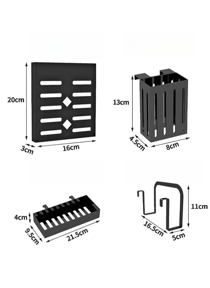 Generic - The Sink Dish Drainer Drying Rack,2 Tier Dish Drying Rack for Kitchen Counter, Large Dish Drying Rack with Flip Door, Over Sink Dish Drying Rack for Family Use,Dust-Proof,105cm - Image 1
