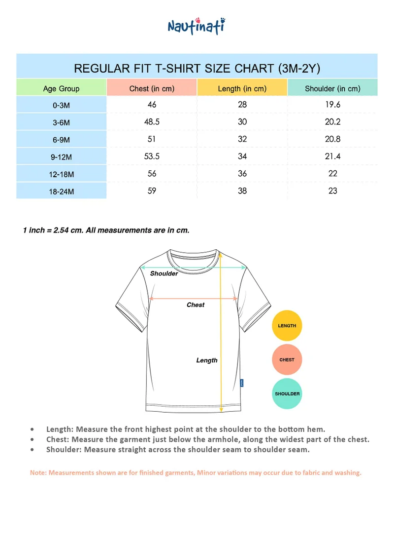 نوتيناتي Nautinati Girls' Cotton Graphic Foil Printed Cap Sleeves T-shirt