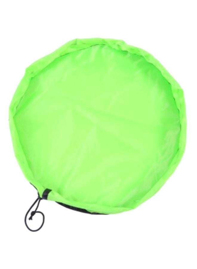 NIBEMINENT Multifunctional Toy Storage Organizer Green Medium