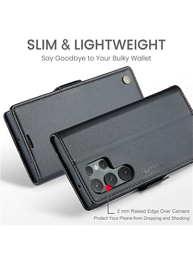 Samsung S23 Ultra Leather Wallet Case with RFID Blocking - Image 5