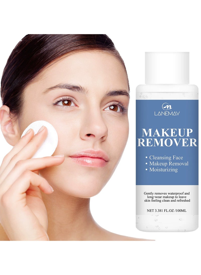 LANEMAY ماء مزيل المكياج للتنظيف العميق – مرطب مغذي لطيف غير مهيج منعش لبشرة ناعمة - Image 1