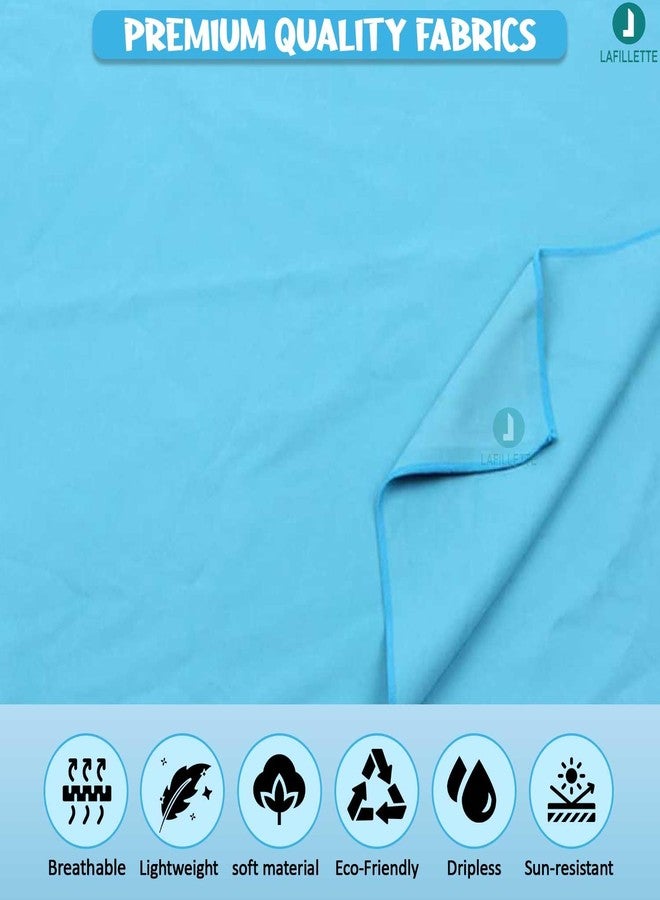 LAFILLETTE Quick Dry Lightweight Towel Suitable for Trip, Beach, Shower, Backpacking, Pool (Light Blue) - Image 4