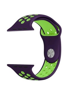 Replacement Band For Apple Watch 42/44mm Purple/Green