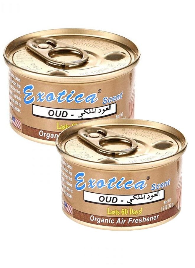 EXOTICA EXOTICA Organic Air Freshener Value Pack 2 count - Oud Scent  - Image 1