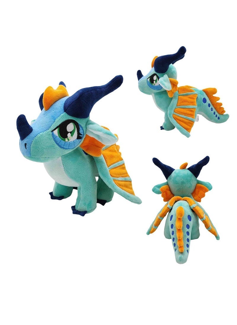 general New wings of fire dragon blue big-eyed dragon plush toys, dolls, dolls for fans and friends blue, home decoration - Image 1