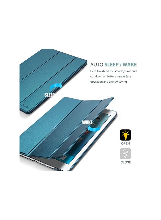 Procases Ipad Mini 4 Case - Ultra Slim Lightweight Stand With Translucent Frosted Back Smart Cover For 2015 Apple (4Th Generation Mini, Mini4) –Teal - Image 5