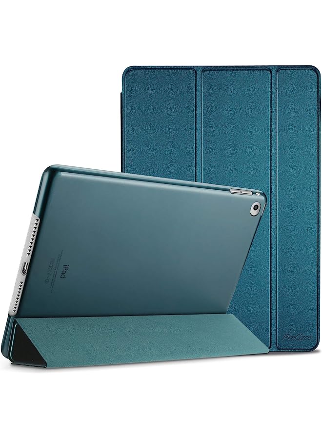 Procases Ipad Mini 4 Case - Ultra Slim Lightweight Stand With Translucent Frosted Back Smart Cover For 2015 Apple (4Th Generation Mini, Mini4) –Teal - Image 1