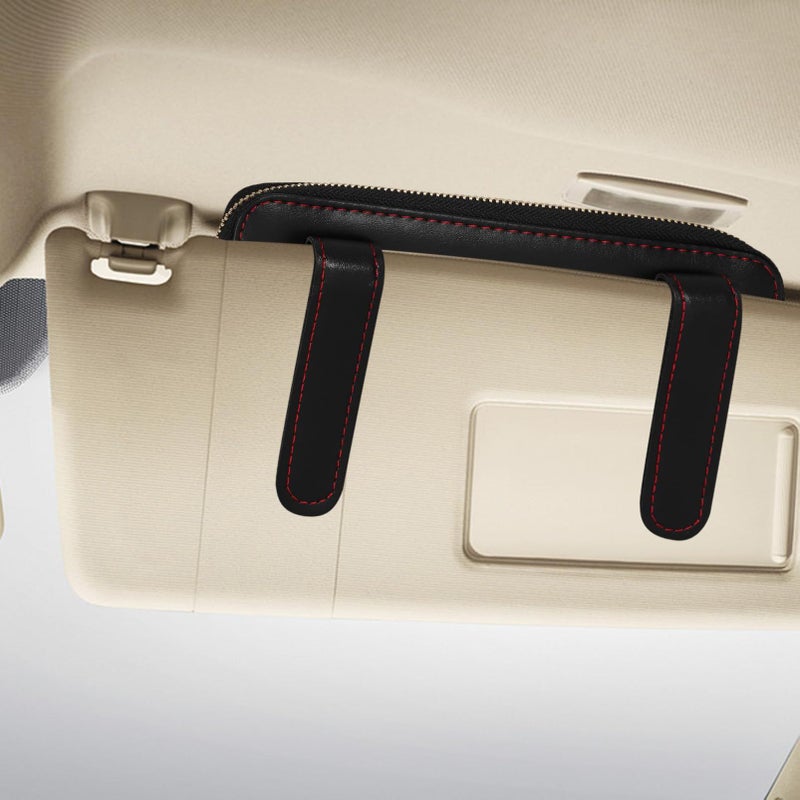 Car Visor Tissue Holder Black Hanging Napkin Dispenser for Vehicle Convenient Clip Attachment - Image 4