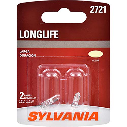 Sylvania سيلفانيا - 2721 لمبة صغيرة طويلة العمر - مثالية للإضاءة الداخلية - مجاملة، صينية رماد والمزيد. (تحتوي على 2 لمبة) - Image 1