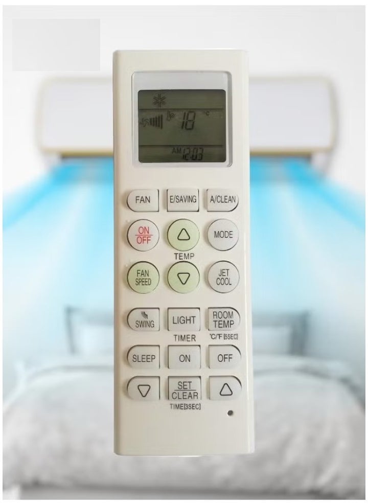 JAJEEK AC Remote Compatible for Air Conditioners – Universal Replacement Remote for All Major AC Brands, Easy Setup, Full Functionality, Temperature Control, Fan Speed & Mode Adjustment - Image 1