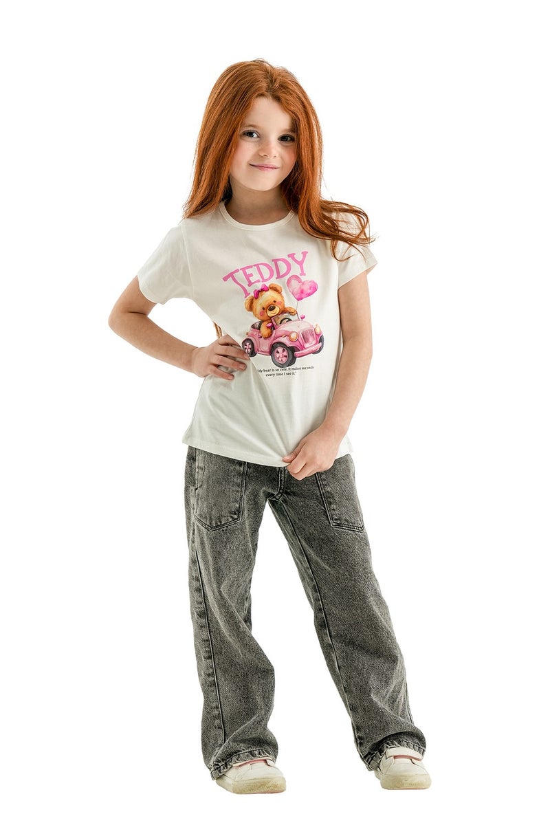 JOCKEY Girl Teddy Printed Summer SS T-shirt