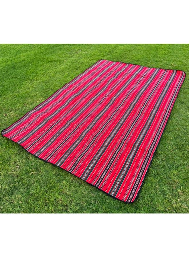 Foldable Picnic Rug Bohemian Picnic Beach Mat Blanket Portable with Carrying Strap Size: 2m*3m - Image 1