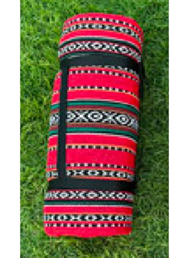 Foldable Picnic Rug Bohemian Picnic Beach Mat Blanket Portable with Carrying Strap Size: 2m*3m - Image 3