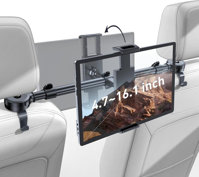 Tryone Car Tablet Holder Mount for 4.7-16.1 Inch Tablets - Image 1