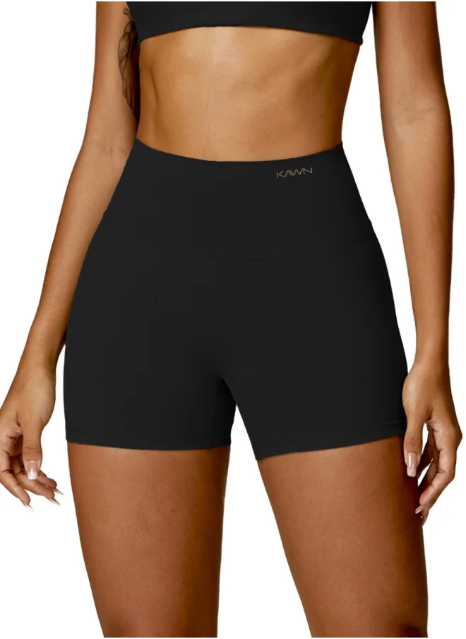 KAWN.YOGA Womens High Waist Contour Seamless Workout Sport Yoga Shorts Tummy Control