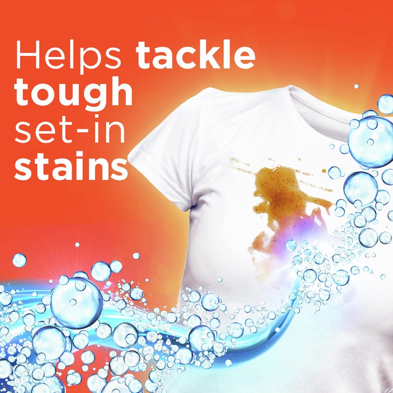 Tide PODS Liquid Laundry Detergent Soap Pacs, 4-in-1 Ultra Oxi, HE Compatible, Built in Pre-treater for Stains, 57 Count, Tide Pods Laundry Detergent, Laundry Pods Detergent - Image 4