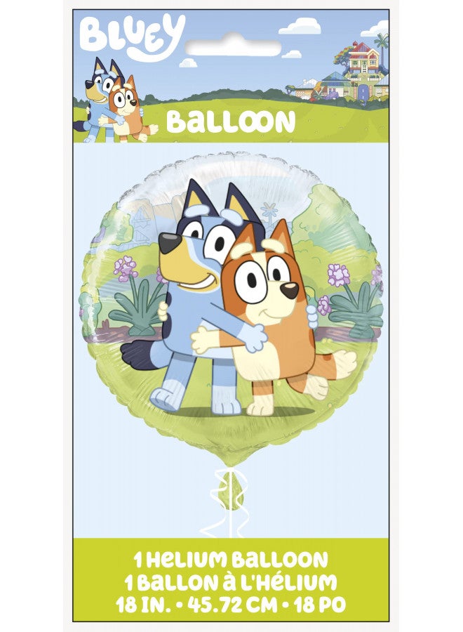 Unique Bluey Birthday Party Supplies & Decorations | Large 28" Foil Bluey Balloon & 18" Round Foil Balloon | Sticker - Image 4
