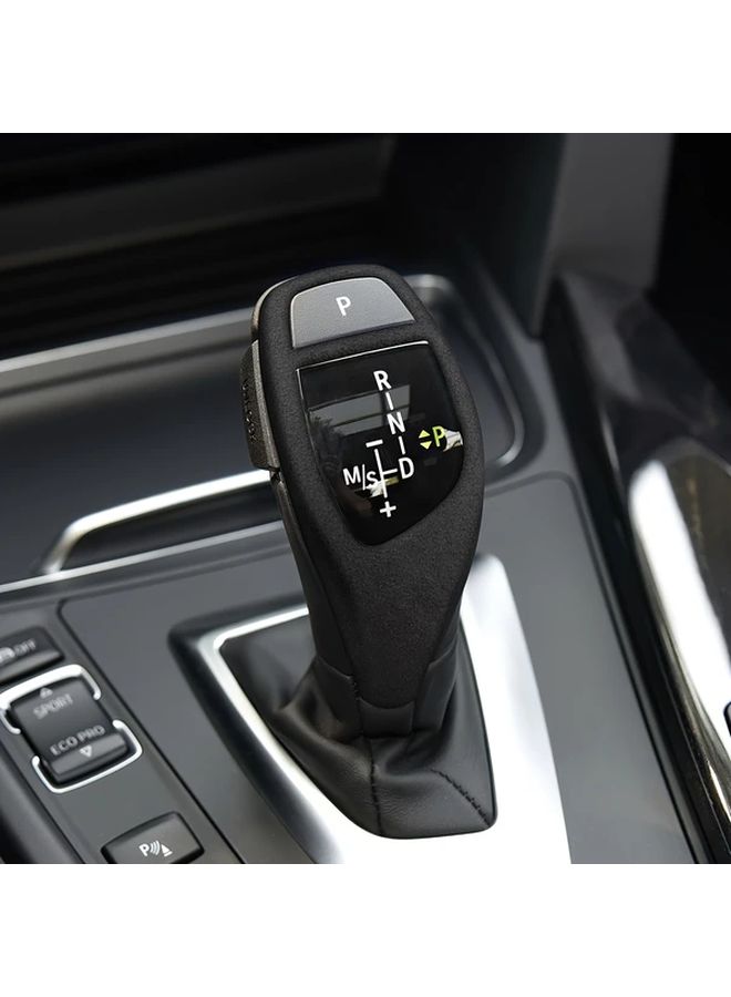 لغطاء ذراع ناقل الحركة الأسود لسيارات BMW الفئة F30 وF32 من السلسلة 3 و4، بتصميم متين وناعم الملمس، مع تهوية ممتازة، وسطح علوي أملس بدون فتحات، وقبضة مريحة، وقطعة ترقية داخلية. - Image 1