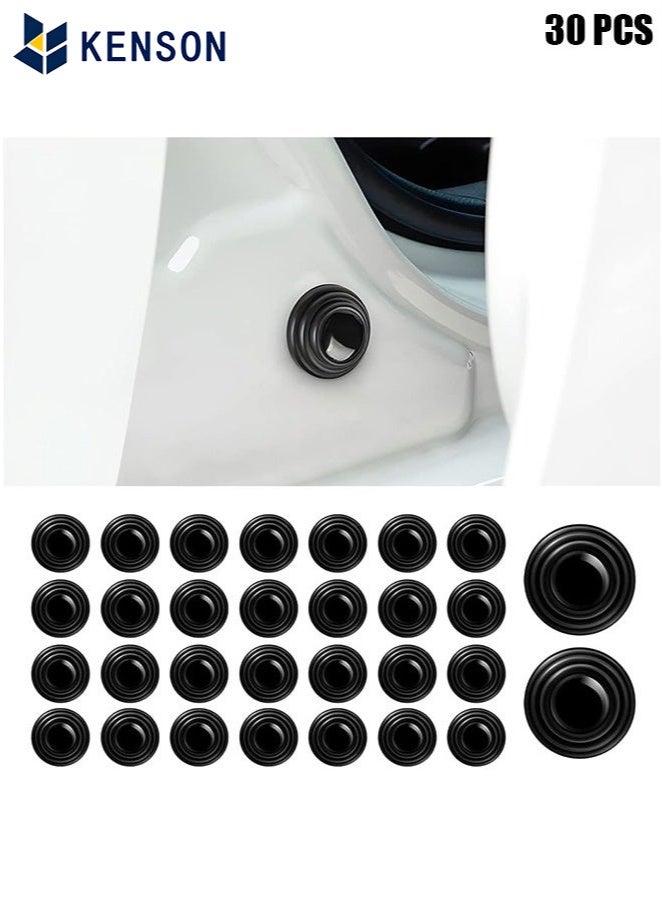 كِينْسُون 30PCS باب السيارة امتصاص الصدمات وسادة طوقا الديكور ملصق امتصاص الصدمات طوقا المضادة للتصادم طوقا اكسسوارات السيارات - Image 1