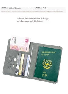 Showday Passport Wallets Travel Holder Set, Honeymoon travel Luggage Tags,Slim Passport Case Covers for Wedding Bridal Shower Gift Mr and Mrs Luggage Tags Couples Passport Holder Set (Red)  - Image 2