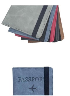 Showday Passport Wallets Travel Holder Set, Honeymoon travel Luggage Tags,Slim Passport Case Covers for Wedding Bridal Shower Gift Mr and Mrs Luggage Tags Couples Passport Holder Set (Red)  - Image 4