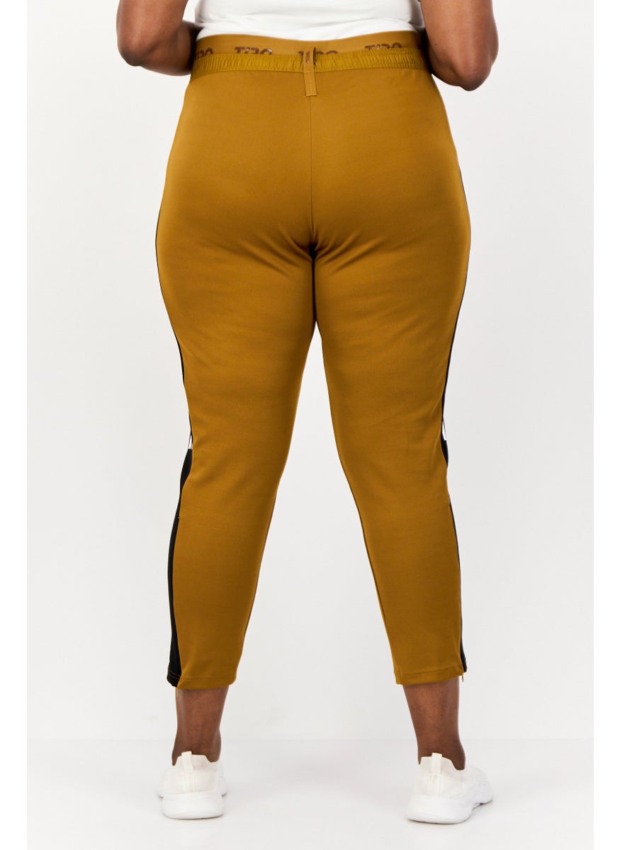 Adidas Women Plus Size Outdoor Sweatpants, Brown  - Image 2