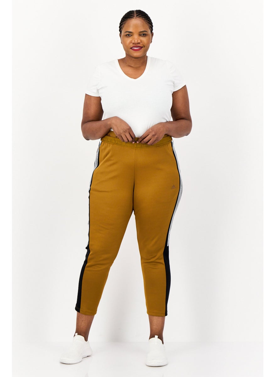 Adidas Women Plus Size Outdoor Sweatpants, Brown  - Image 4