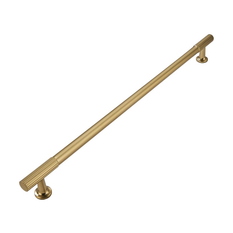 khtumeware Appliance Pull 12 Inch Hole Center 1 Pack Champagne Bronze Cabinet Pulls Heavy Duty Solid Satin Brass Kitchen Drawer Handles Cabinet Hardware for Cupboard Drawer Handles Dresser Pulls - Image 2