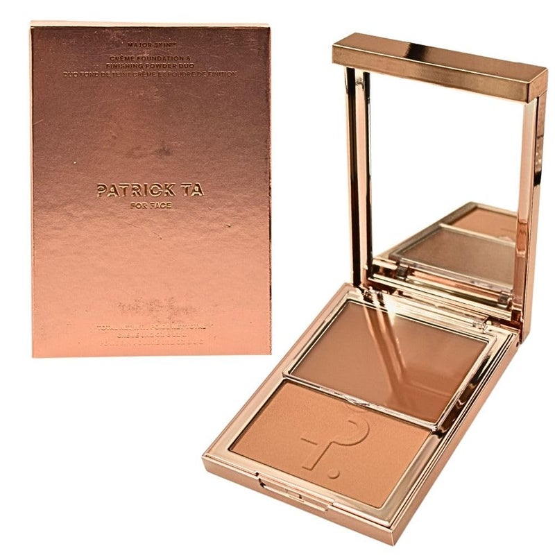 PATRICK TA Major Skin Crme Foundation and Finishing Powder Duo Medium 2 032 Ounce Pack of 1