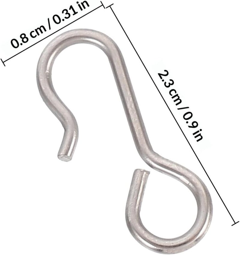 ORFOFE 100pcs Car Seat Cushion Iron Hooks 23mm Nickel Auto Seat Cover Fixing Accessories for Vehicle Interior Fitment - Image 2
