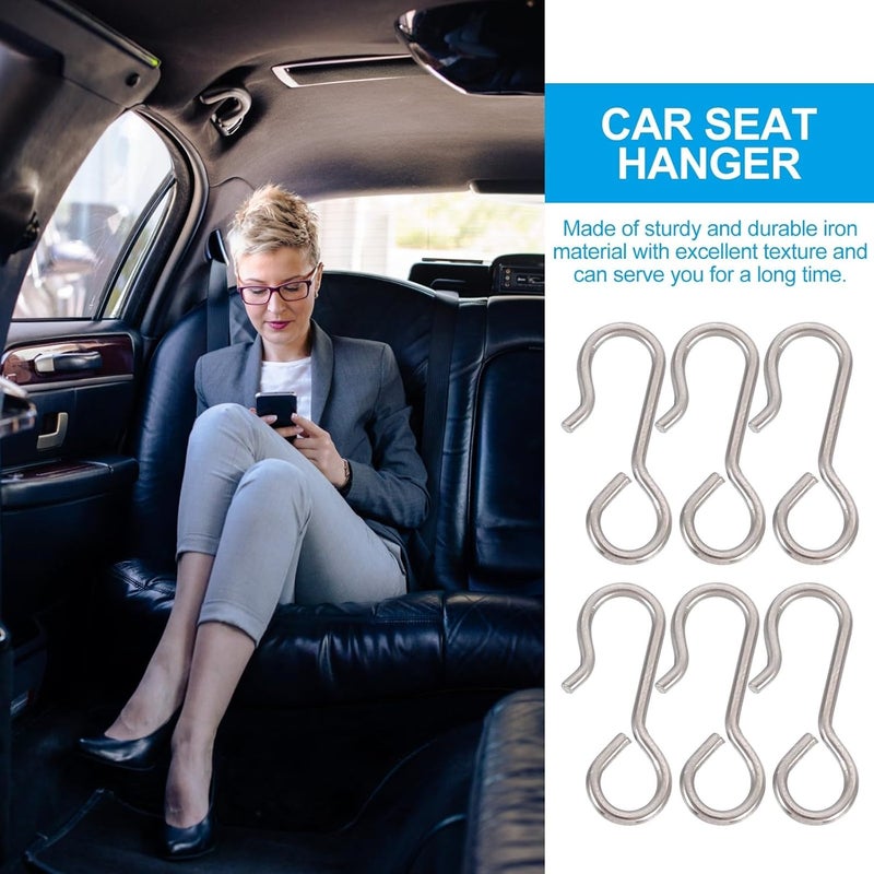 ORFOFE 100pcs Car Seat Cushion Iron Hooks 23mm Nickel Auto Seat Cover Fixing Accessories for Vehicle Interior Fitment - Image 5