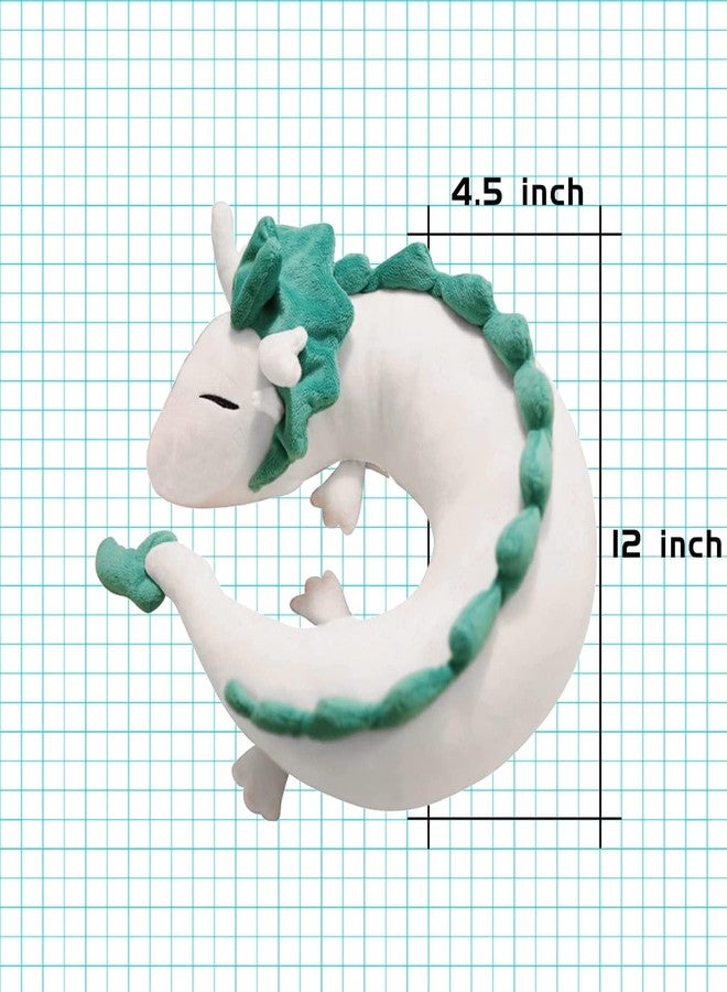 ZFBIRD Dragon Neck Pillow Soft U-Shape Travel Pillow Anime Plush for Christmas and Birthday Gift - Image 5