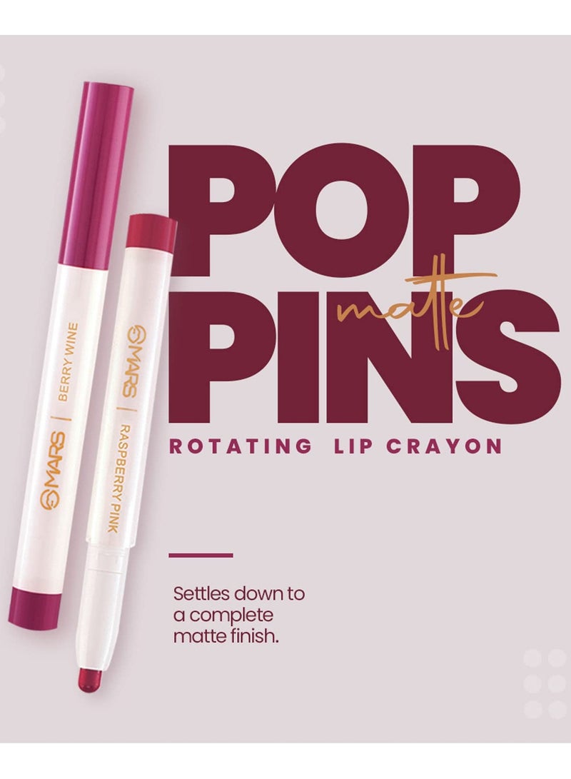مارس قلم تحديد الشفاه بوبينز طويل الأمد قابل للسحب من مارس، 1.3 جم، 16 PINK PICNIC - Image 4