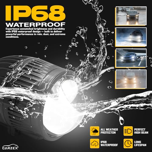 Carzex 2 Inch Inch Fog Light Projector App Controlled Dual Beam Tri Color Projector Fog Light with Inbuilt LED for Seltos Sonet Verna i20 Grand i10 NIOS Aura - Image 2