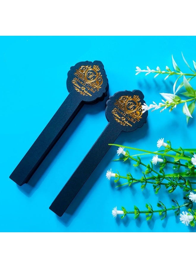 بازار 100 شريط اختبار عطر أسود - ورق نشاف احترافي للعطور والزيوت العطرية لمحلات العطور، واختبار العود والعطار والعلاج بالروائح، وشرائط عطرية للاستخدام مرة واحدة للرجال والنساء - Image 4