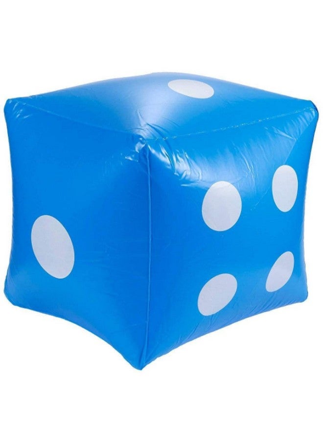 KISEER 3 Pcs 14" Jumbo Inflatable Giant Dice For Outdoor Game Pool Party (White, Blue, Red) - Image 2