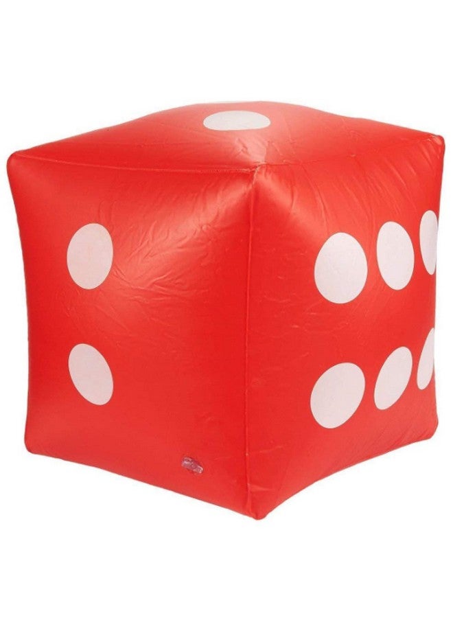 KISEER 3 Pcs 14" Jumbo Inflatable Giant Dice For Outdoor Game Pool Party (White, Blue, Red) - Image 4