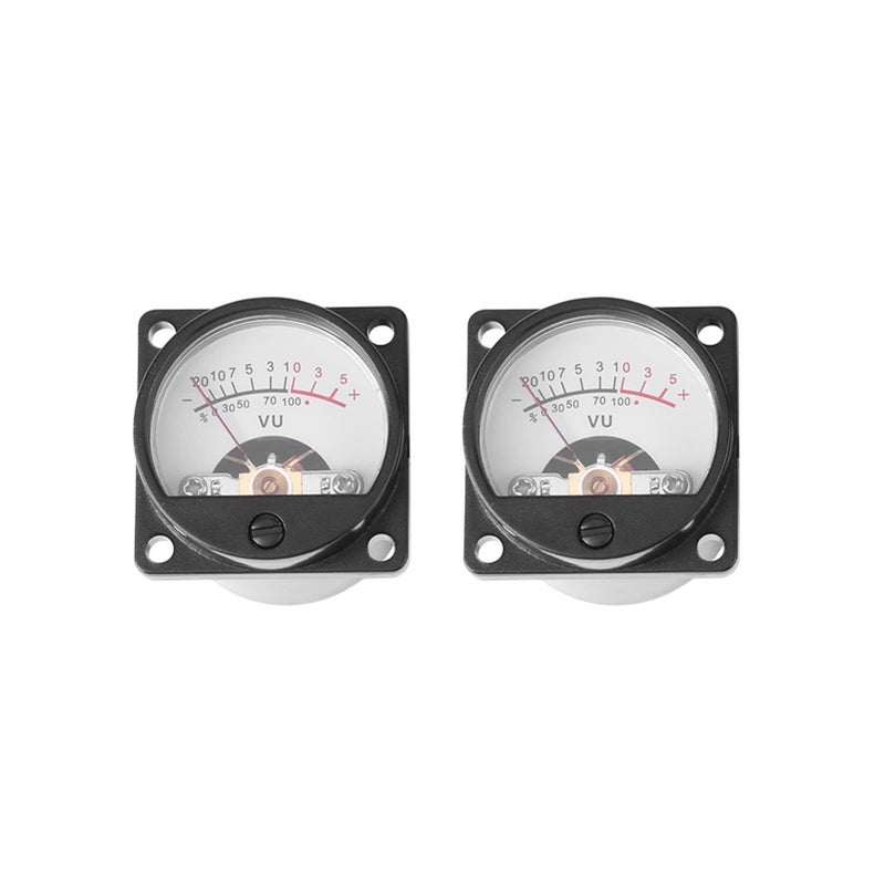 2 Pcs VU Meter Warm Back Light Recording Audio Level Amp With Driver Board - Image 4