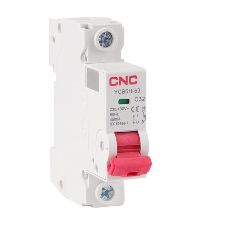 YCB6H 63 1P 25A Miniature Circuit Breaker MCB Din Rail Mount 6A To 32A - Image 2