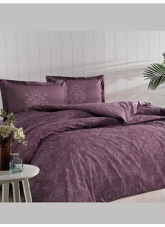 özdilek Antico Plum Single Cotton Duvet Cover Set  - Image 1