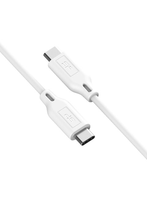 USB-C to USB-C Cable 1 Meter White