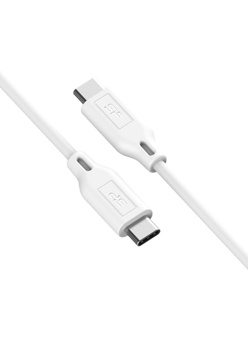 Silicon Power USB-C to USB-C Cable 1 Meter White  - Image 1