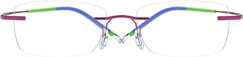 FONEX Titanium Glasses Frame,Rimless Frameless Optical Eyewear Eyeglasses for Men and Women F85634 - Image 5