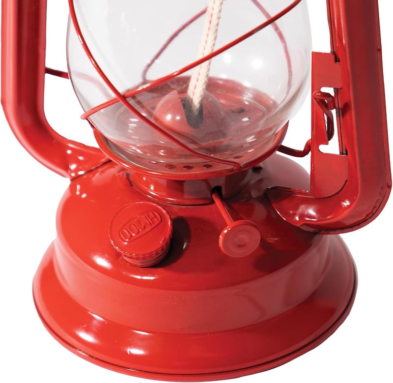 ROTHCO Red Kerosene Lantern 12"" Tall - Image 1